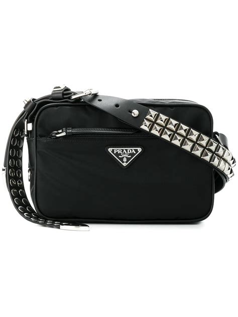 prada studded strap shoulder bag|prada outlet shoulder bags.